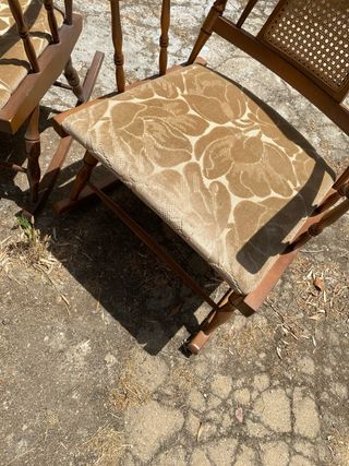 2 dondoli vintage in legno