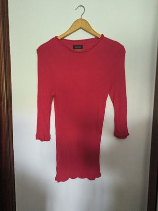 Jersey Zara Man rojo talla S