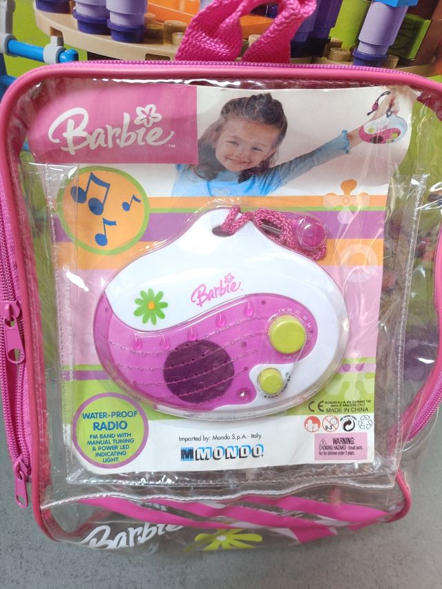 Radio Fm Barbie Mondo impermeabile 2004 Mattel 