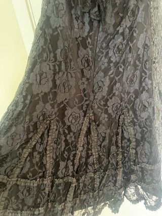 Vestido negro fiesta lentejuelas