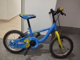 Bicicleta niño B-Pro 14" azul