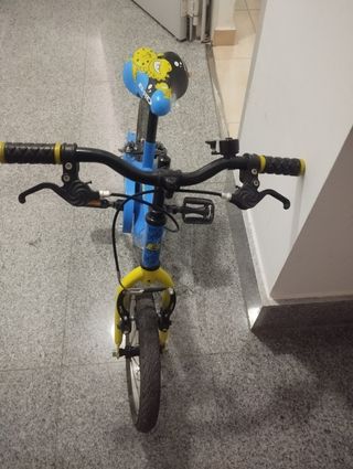 Bicicleta niño B-Pro 14" azul