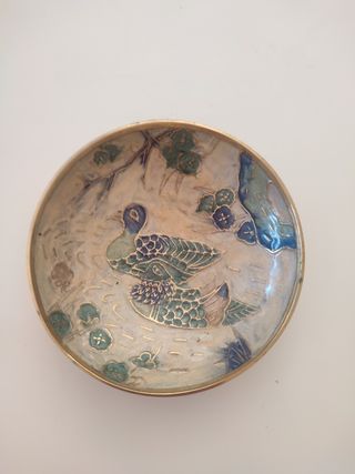 Cuenco decorado con patos