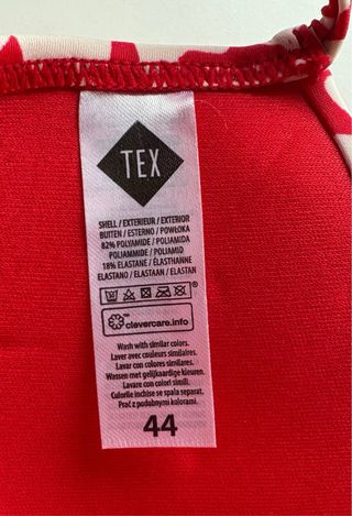 Bikini rojo - Talla 38