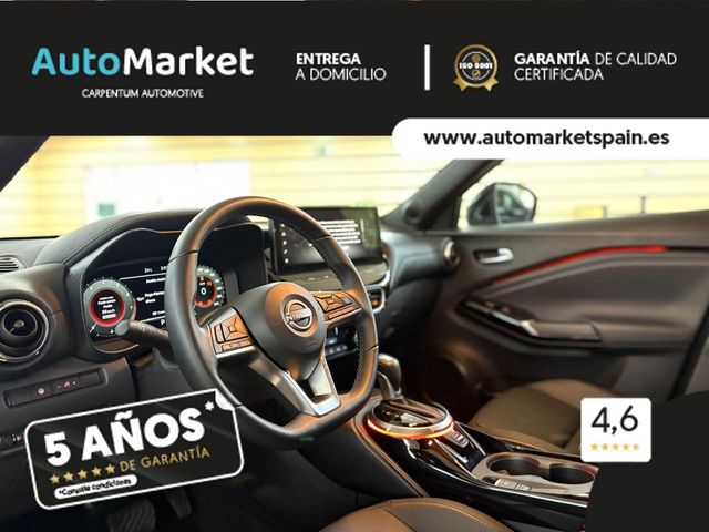 Nissan Juke N-Design con pack BOSE Personal Plus.DIG-T 84 KW (114 CV) DCT 7 VEL. TEKNA Full LED con diseño “Black Line”
