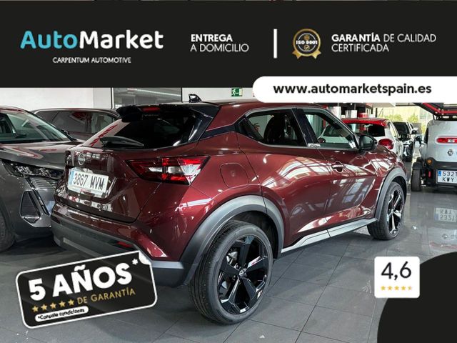 Nissan Juke N-Design con pack BOSE Personal Plus.DIG-T 84 KW (114 CV) DCT 7 VEL. TEKNA Full LED con diseño “Black Line”