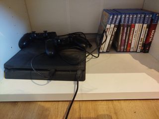 PS4 Slim (PlayStation 4) - 2 mandos