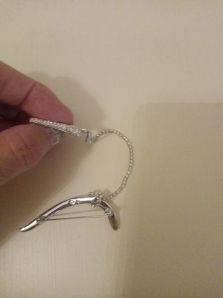 Spilla Swarovski doppia chiusura