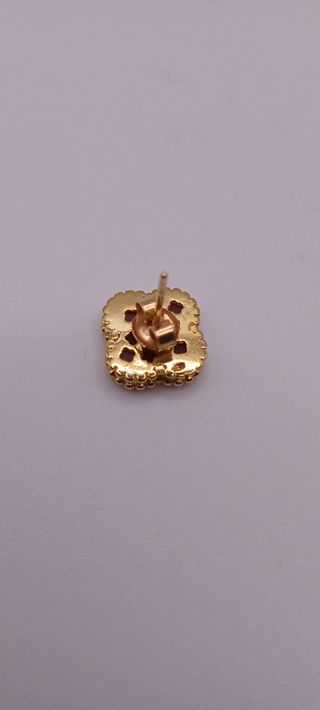 Pendientes estilo Van Cleef & Arpels dorados,oro