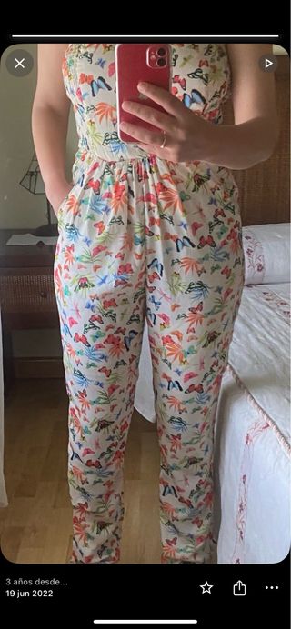 Mono estampado mariposas