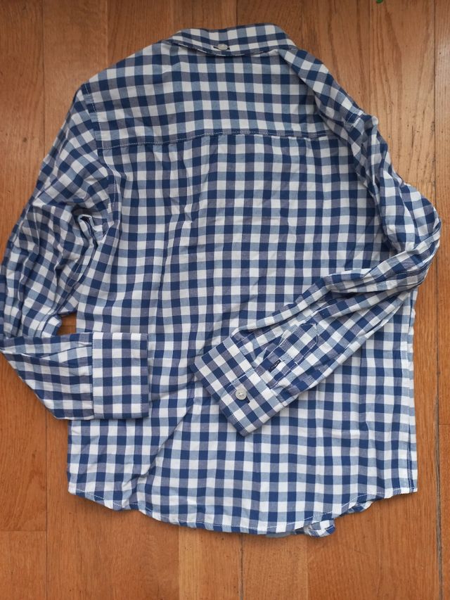 Camisa niño Privata talla 6 - cuadros azul