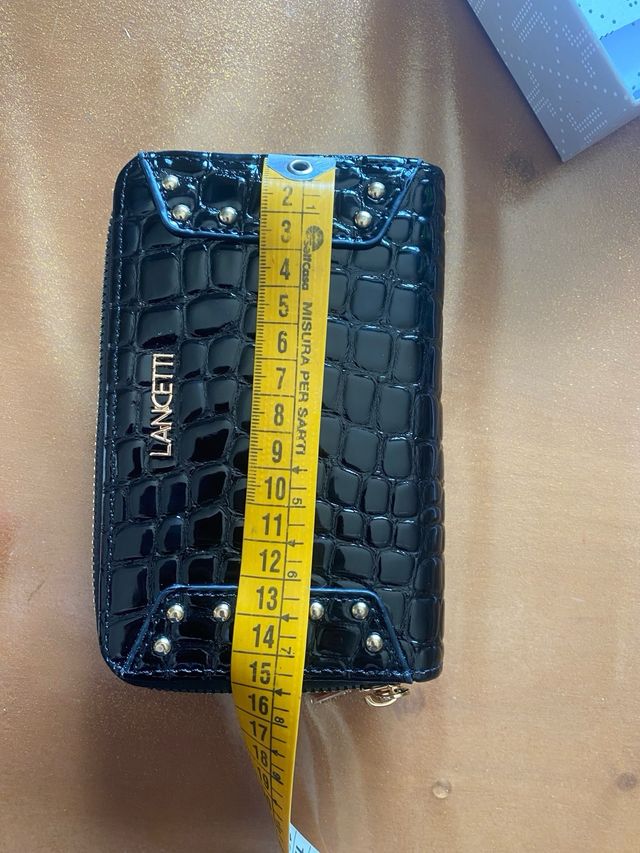 Portafoglio Lancetti nero - nuovo