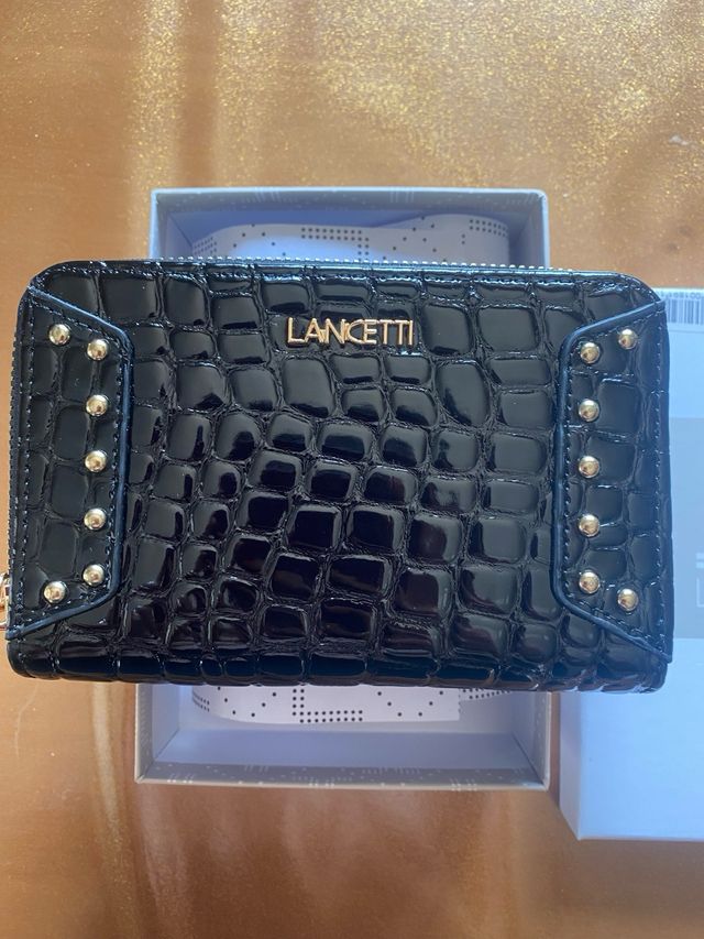 Portafoglio Lancetti nero - nuovo