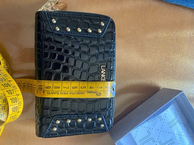 Portafoglio Lancetti nero - nuovo