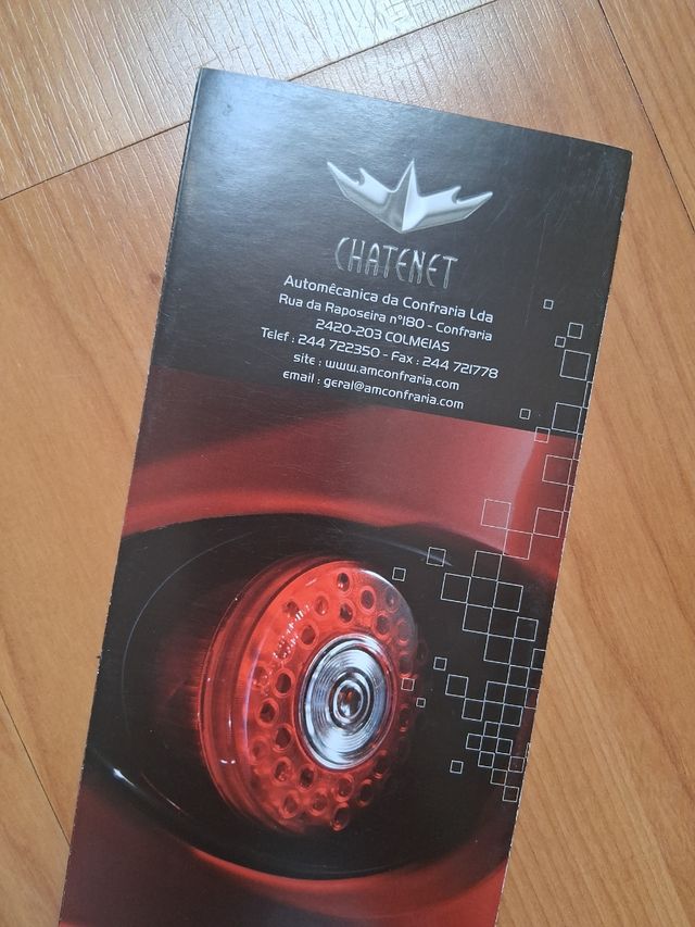 Catálogo Chatenet CH26 - Sem carta