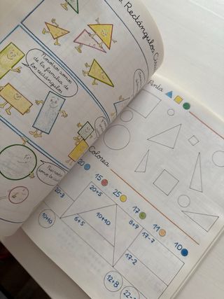 Libro Matemáticas 1 EGB de 1988,