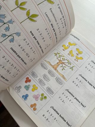 Libro Matemáticas 1 EGB de 1988,