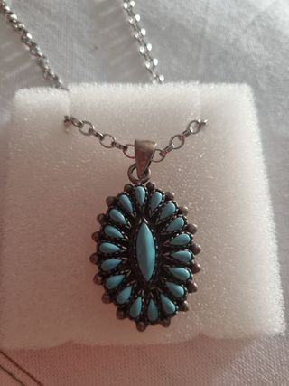Collana Turchese Argento