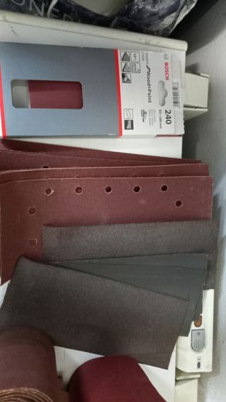 Carta vetrata e smeriglio: assortimento