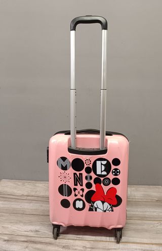 Maleta Minnie Mouse American Tourister rosa