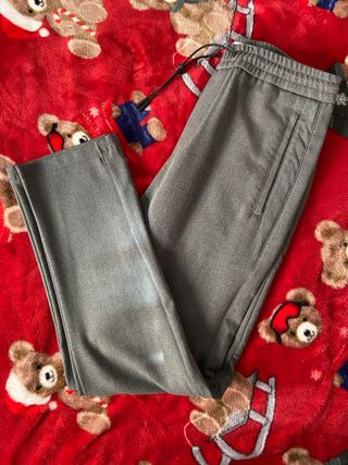 Pantalones Zara grises elegantes