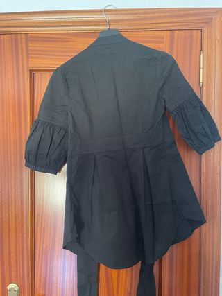 Vestido Blanco negro talla S