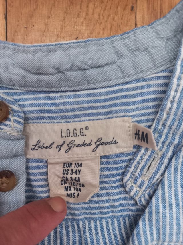 Camisa niño rayas HM 3-4 años