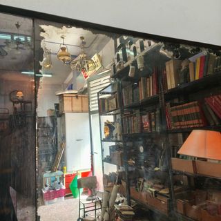 Espejo antiguo chino Mid Century