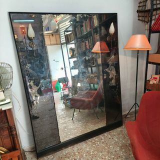 Espejo antiguo chino Mid Century