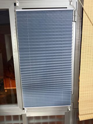 6 Tende cellulari plissettate - Blu-grigio