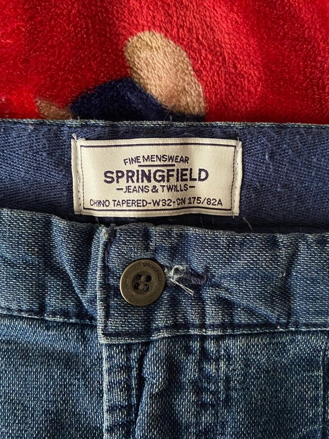 Pantalones vaqueros Springfield azul