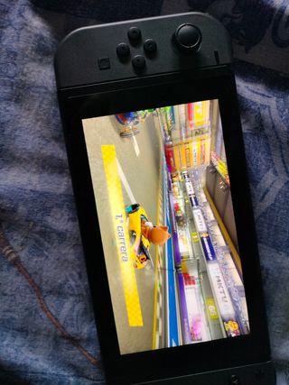 Nintendo Switch Negra + 1 Mando Pro + 3 juegos