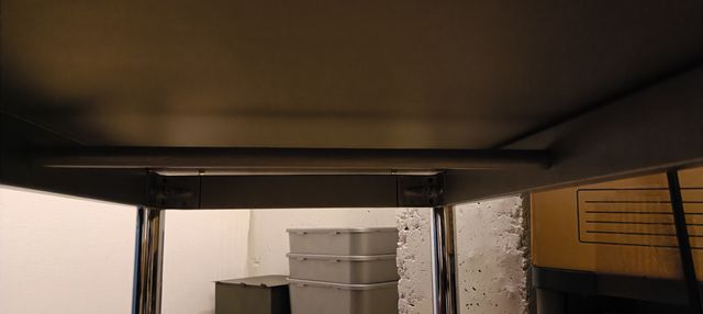 tavolo: vetro, acciaio inossidabile e vetro 100x60