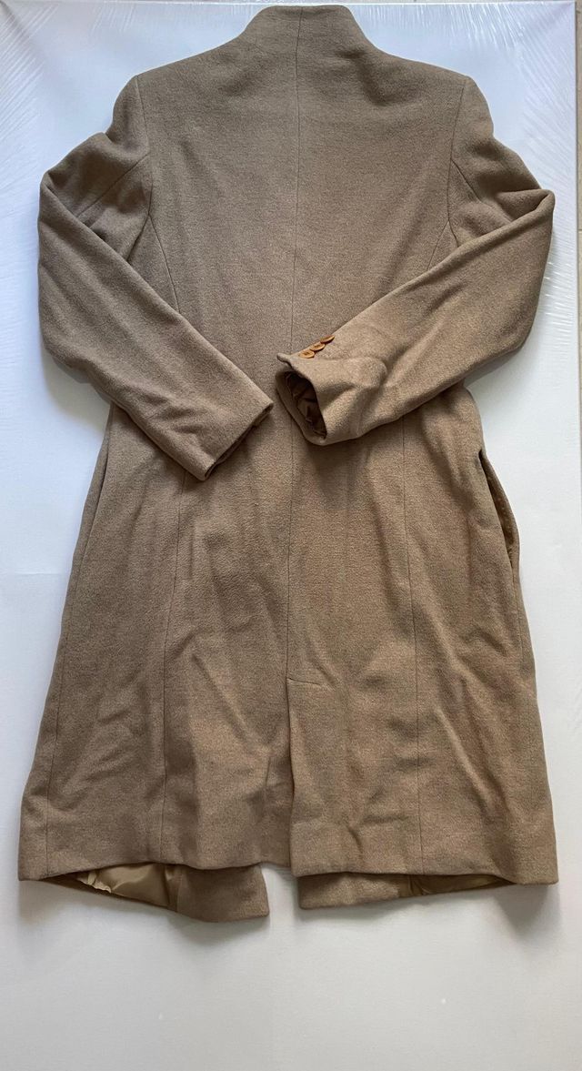 Abrigo largo beige Purificación Garcia