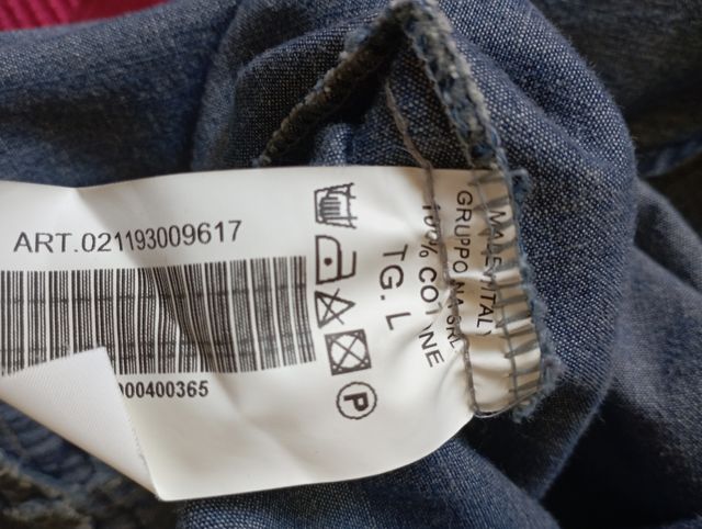 Miniabito/vamicia/giacca.in denim blu