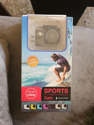 Cámara deportiva Full HD 1080p