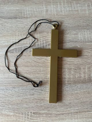 Cruz dorada disfraz - Talla única