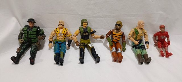6 Figuras de Acción Vintage