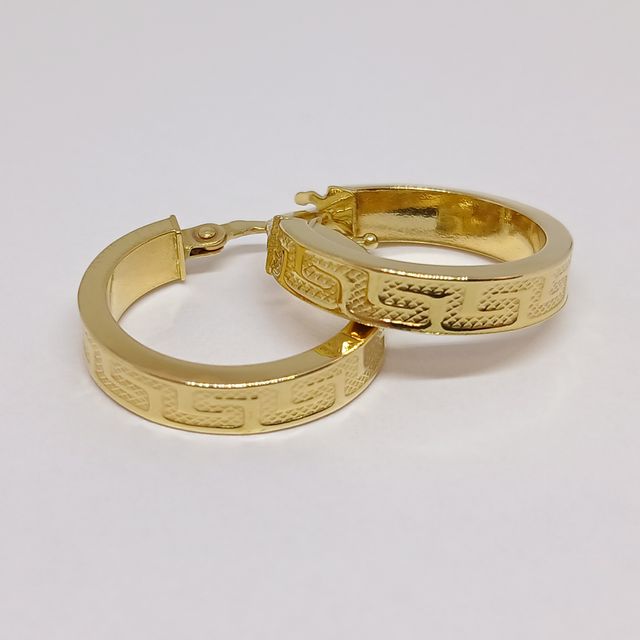 Pendientes Oro Aro Mediano Motivos