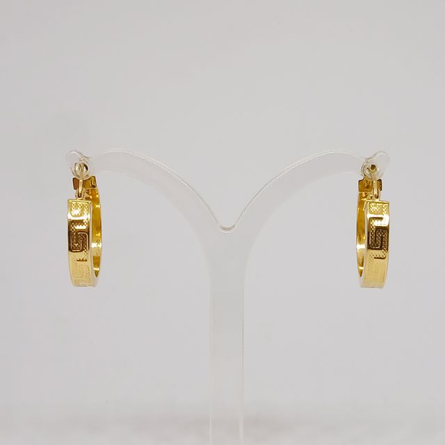 Pendientes Oro Aro Mediano Motivos