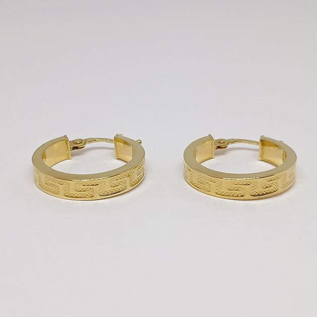 Pendientes Oro Aro Mediano Motivos