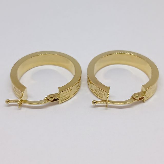 Pendientes Oro Aro Mediano Motivos