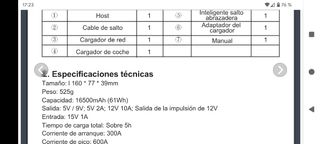 Arrancador Coche Tacklife T6 - 16500mAh