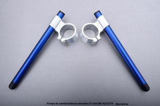 Pareja de semimanillares elevados 51 mm MV AGUSTA