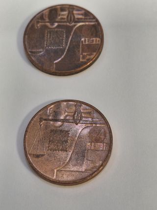 6.12 Lote de 2-Medallas FNMT Ceca de Madrid 1994