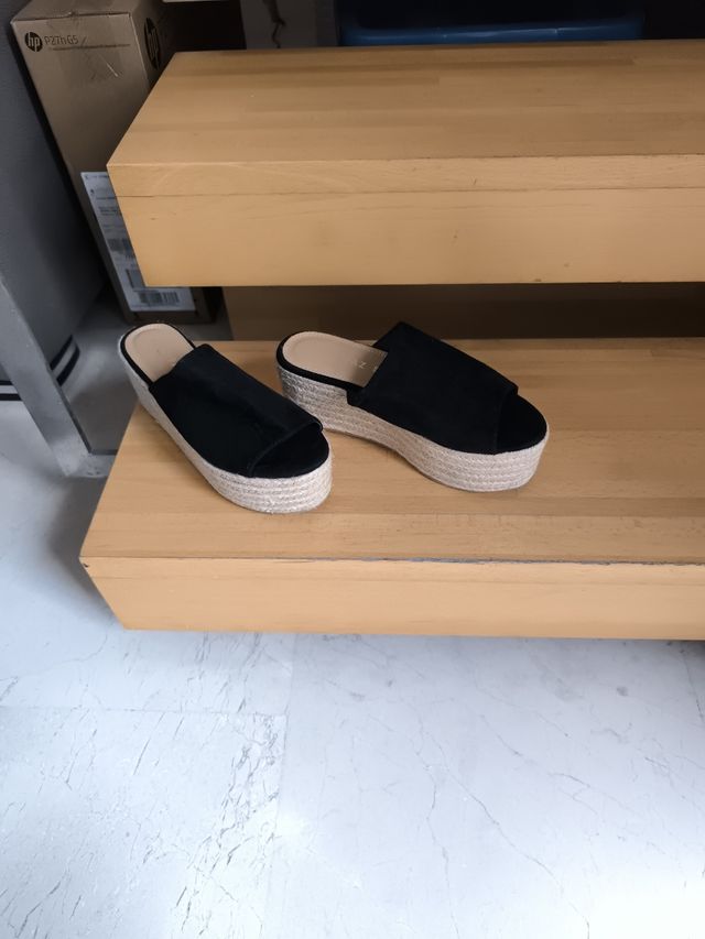 Sandalias plataforma negras