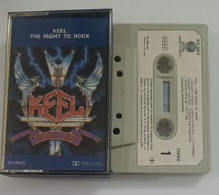 KEEL The Right to Rock Cinta Cassette heavy metal