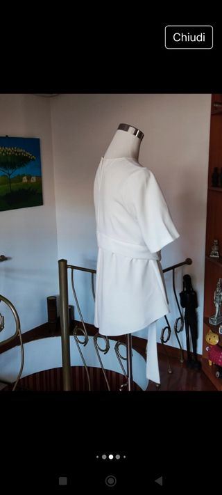 Blusa Zara bianca Tg S