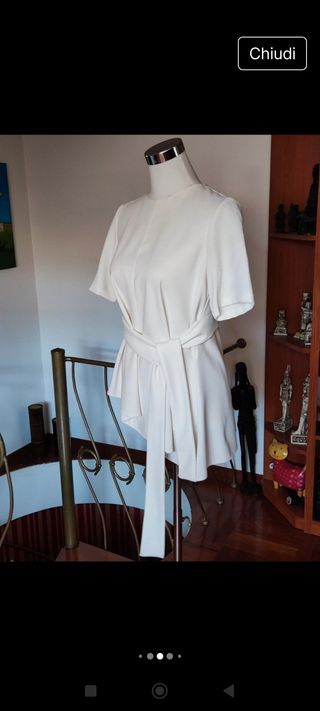 Blusa Zara bianca Tg S
