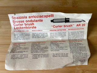 Girmi AR 20 Spazzola arricciacapelli vintage